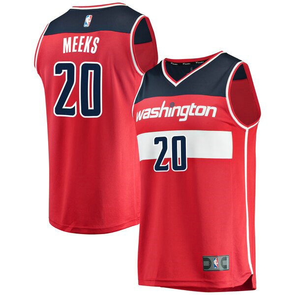 Maillot Washington Wizards Homme Jodie Meeks 20 Icon Edition Rouge